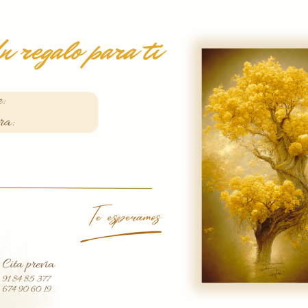 Regala salud a tus seres queridos enviándoles una tarjeta regalo Centro Rasayana Longevidad en Pozuelo de Alarcón