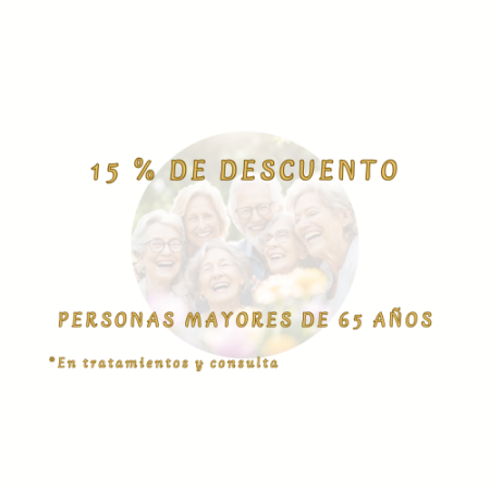 DESCUENTO del 15% para MAYORES de 65 AÑOS Centro Rasayana Longevidad en Pozuelo de Alarcón