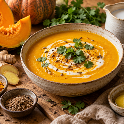 Crema de calabaza y jengibre: una receta ayurvédica para el otoño Crema de calabaza y jengibre: una receta ayurvédica para el otoño